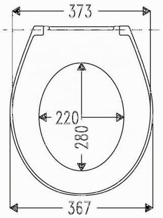 Haro Como Softclose WC-Sitz weiss mit Scharnier FastFixmutter C2702Y - universelle Passform