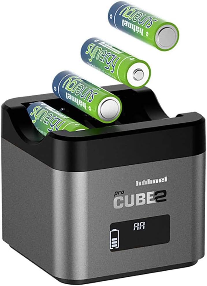 Hähnel ProCube 2 Nikon Doppel-Ladegerät für 4 Mignon-Akkus oder 2 Li-Ionen-Akkus vom Typ Nikon EN-EL