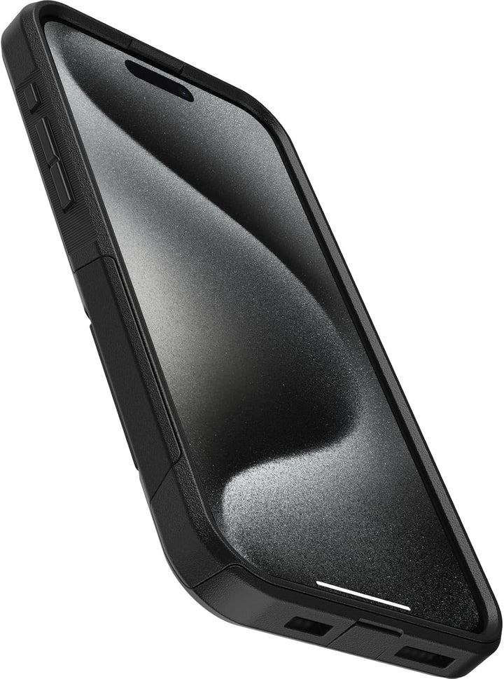 OtterBox Commuter Hülle für iPhone 15 Pro Max, sturzsicher, schützende Hülle, 3X Schwarz, Keine Einz
