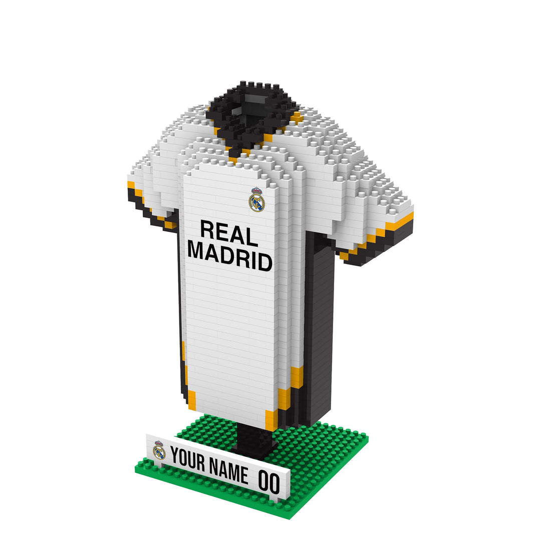 FOCO Offizielles Lizenzprodukt Personalisiertes Fussball-3D-BRXLZ-Schreibtisch-Trikot (Real Madrid C