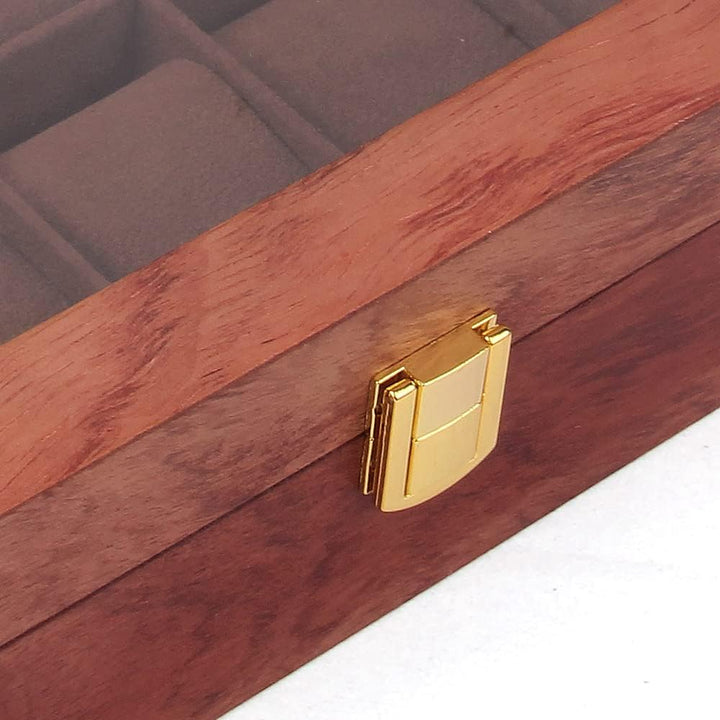 soudesileim 10 uhren aufbewahrungsbox holz, Uhrenbox mit Herausnehmbaren uhrenhalter, watch box mit