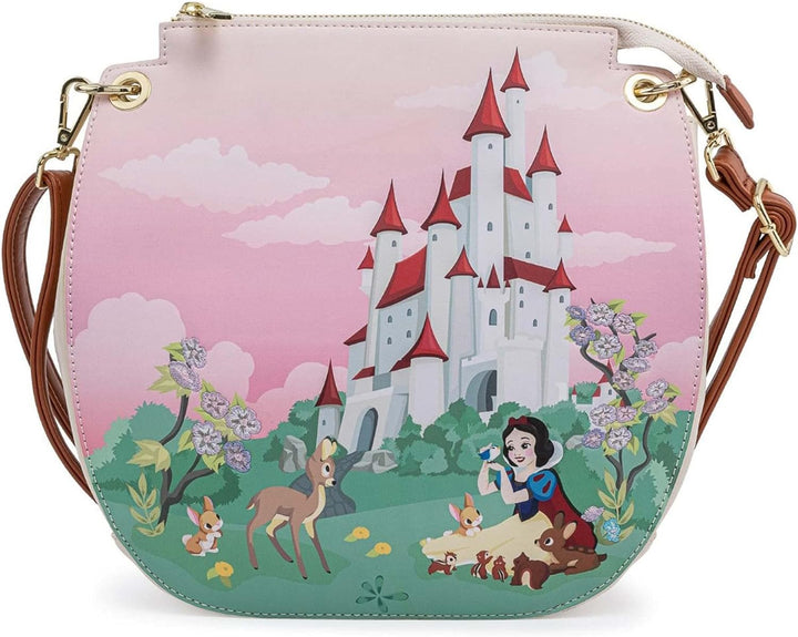 Loungefly Bolso Bandolera Blancanieves Y Los 7 Enanitos Castillo 196571 Schultertasche Disney Schnee