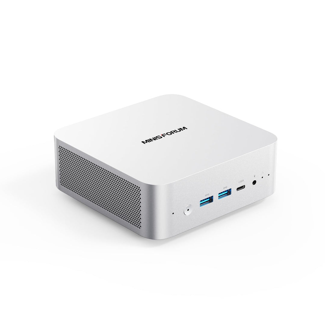 MINIS FORUM AI Mini PC M1 Pro-125H mit Intel Core Ultra 5 Prozessor 125H (14C/18T, bis zu 4,5 GHz),