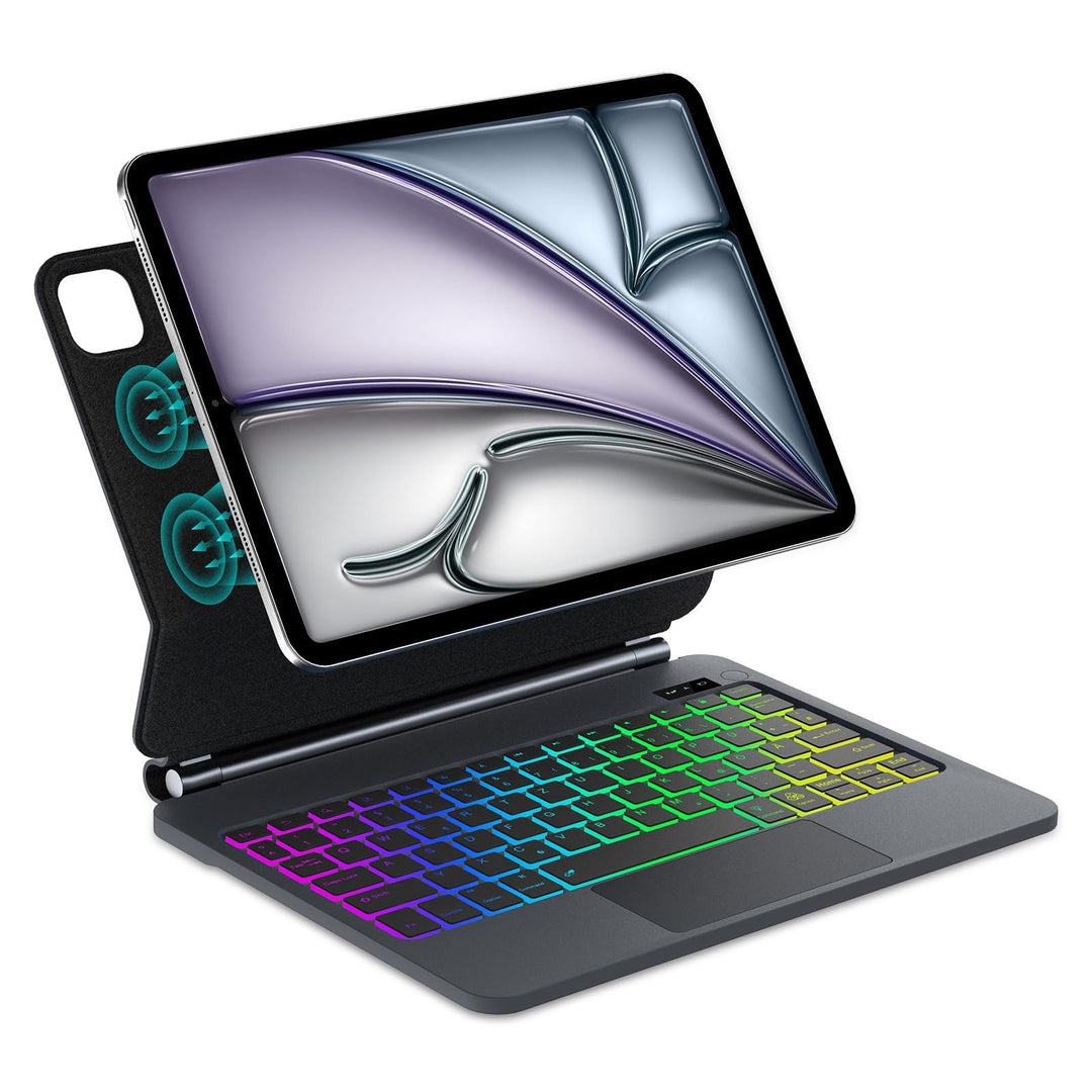Magic Keyboard Hülle für iPad Air 13 Zoll M4 2026/M3 2025/M2 2024 & iPad Pro 12.9 Zoll (6.,5.,4.,3.