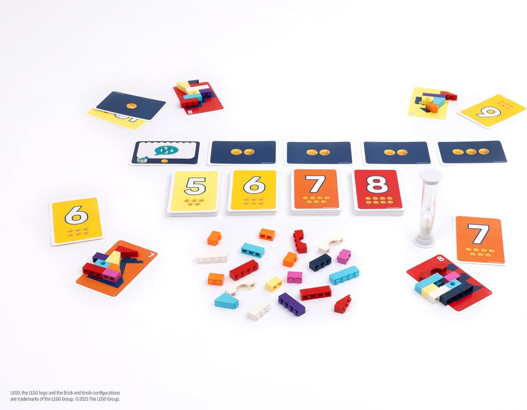 Asmodee Brick Like This! Das offizielle Lego-Partyspiel - Schnelles, lustiges Bauspiel für Familien,
