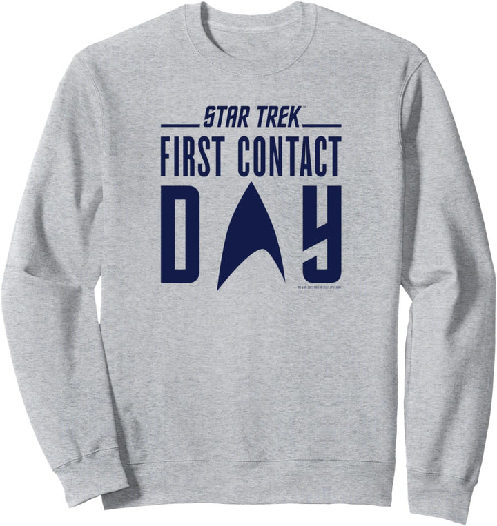 Star Trek: Logo zum ersten Kontakttag Sweatshirt