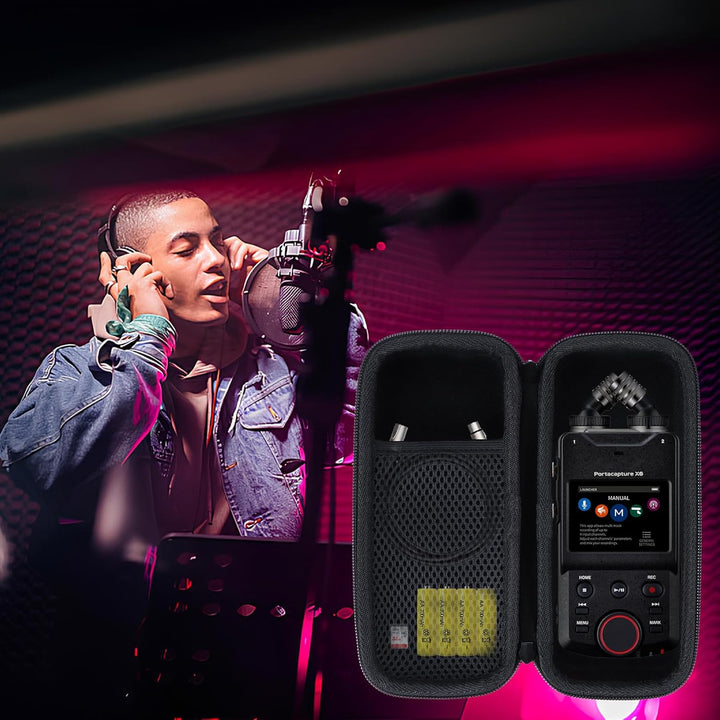 Hart Schutz Hülle Etui Tasche für Tascam Portacapture X6 Hochauflösender Handheld Mehrspurrecorder f