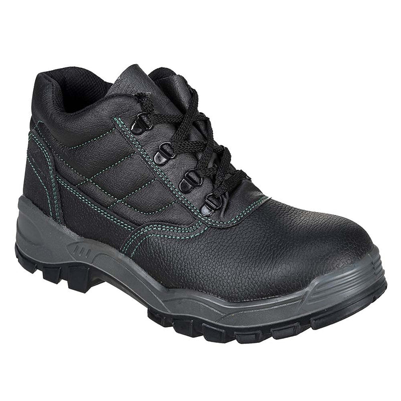 Portwest Steelite Sicherheitsstiefel S1, Grösse: 42, Farbe: Schwarz, FW21BKR42 42 EU Schwarz, 42 EU