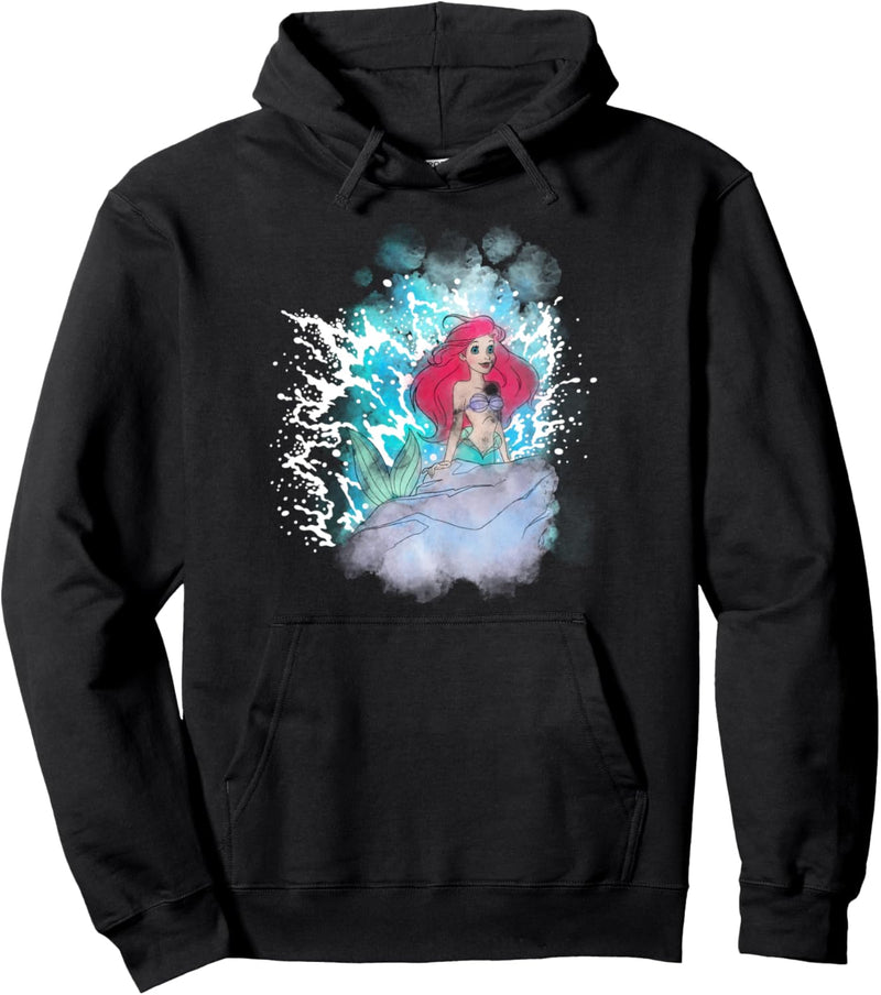 Disney The Little Mermaid Ariel Watercolor Splash Pullover Hoodie