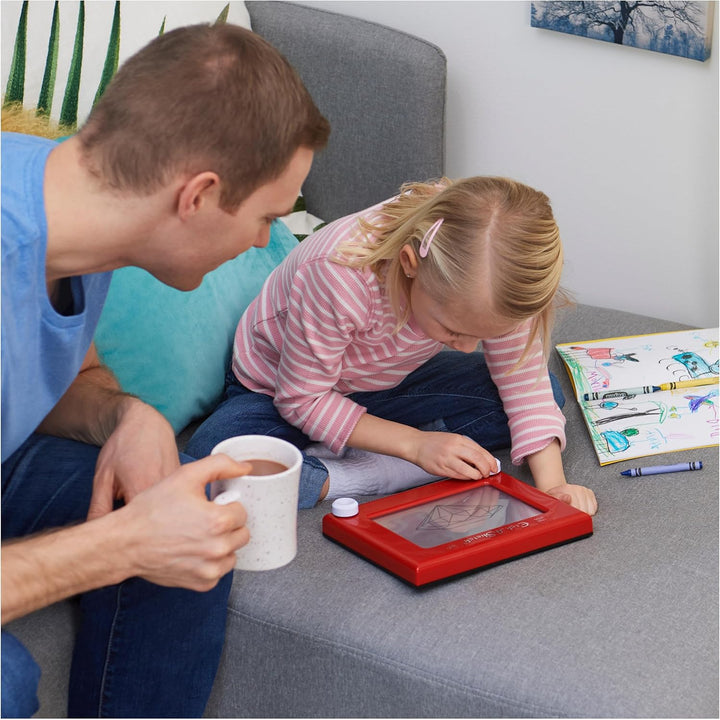 Etch A Sketch - Original Magic Screen - Magnettafel für Kinder - aus 86% recyceltem Kunststoff - Kre