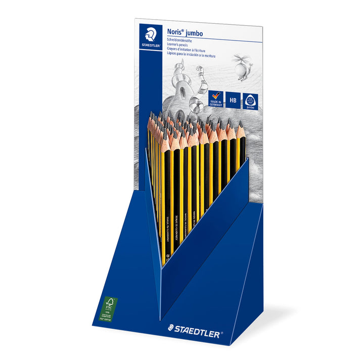 STAEDTLER Schreiblernstift Noris jumbo, dicker Bleistift in Dreikantform, hohe Bruchfestigkeit, Härt