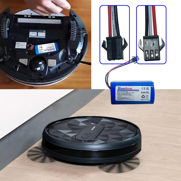 3200mAh Li-ion akku, Ersatzakku für AIRROBO P20 Saugroboter.(14.4V / 46.08Wh)