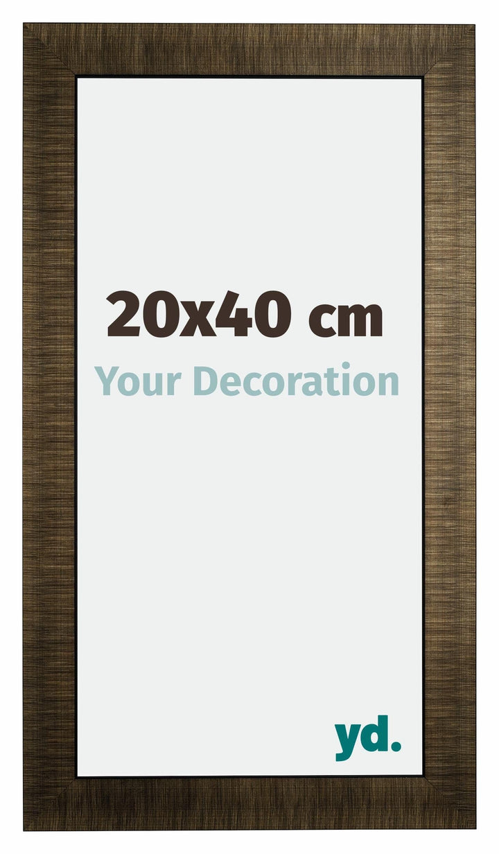 yd. Your Decoration - Bilderrahmen 20x40 cm - Bilderrahmen aus Holz mit Acrylglas - Antireflex - Aus