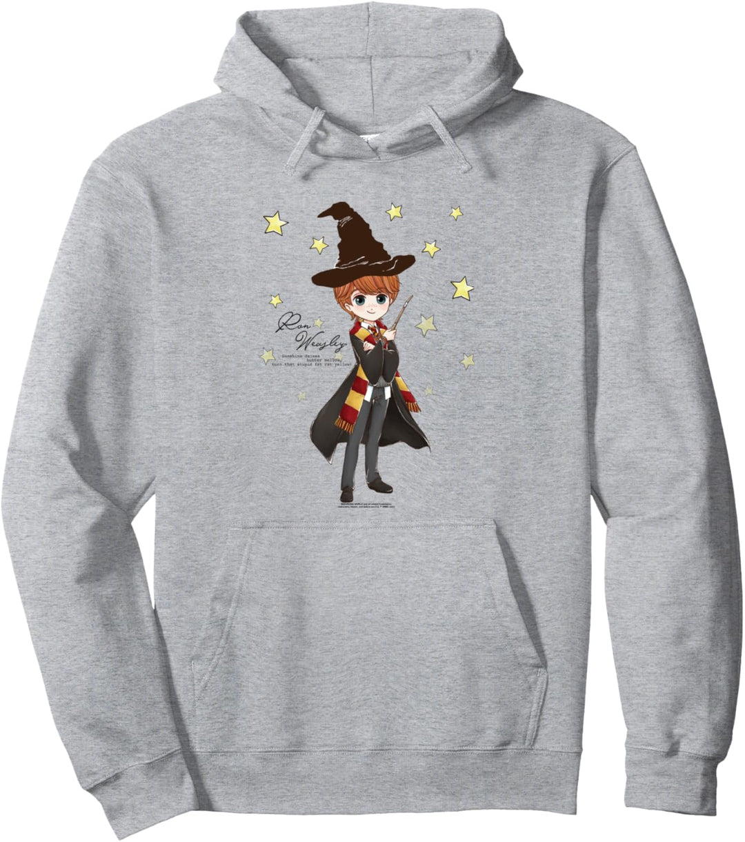Harry Potter Ron Weasley Quote and Stars Pullover Hoodie