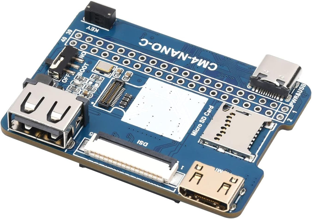 Nano Base Board (C) for Raspberry Pi Compute Module 4 Lite/EMMC, Same Size As The CM4,Standard CM4 S