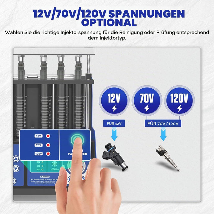 MR CARTOOL V310 GDI Kraftstoffeinspritzdüsen-Reinigungs- und Testgerät, 110V/220V Kraftstoffeinsprit