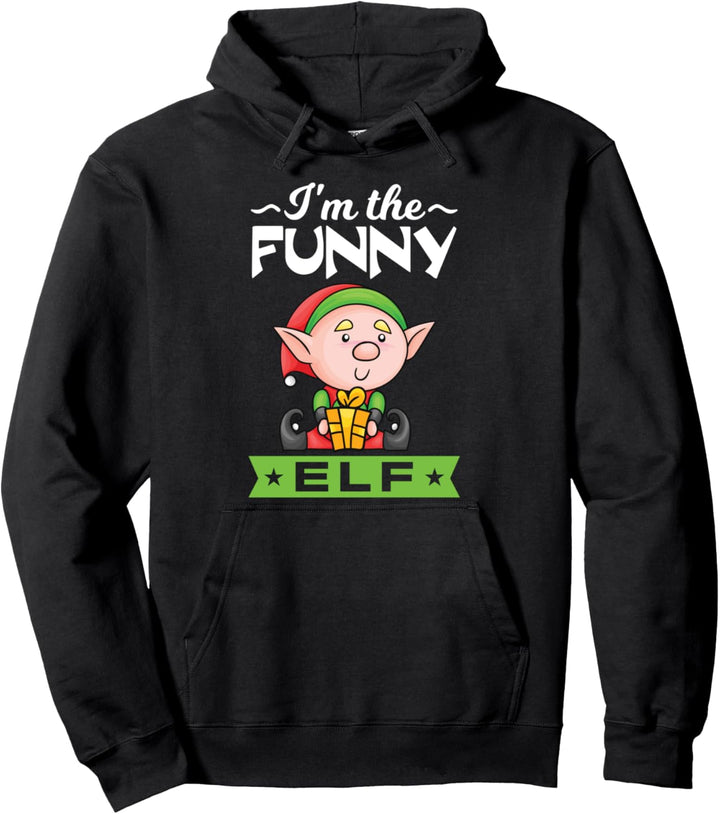 Im die lustige Elfe niedlich lustiges Design Pullover Hoodie