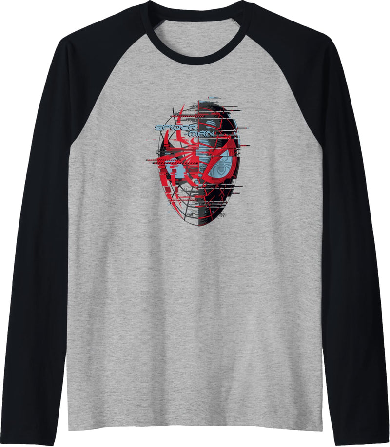 Marvel Spider-Man: Miles Morales Glitch Mask C2 Raglan