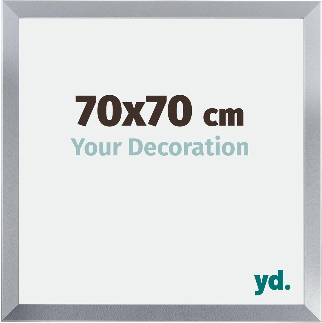 yd. Your Decoration - Bilderrahmen 70,00x70,00 cm - Bilderrahmen aus MDF mit Acrylglas - Antireflex