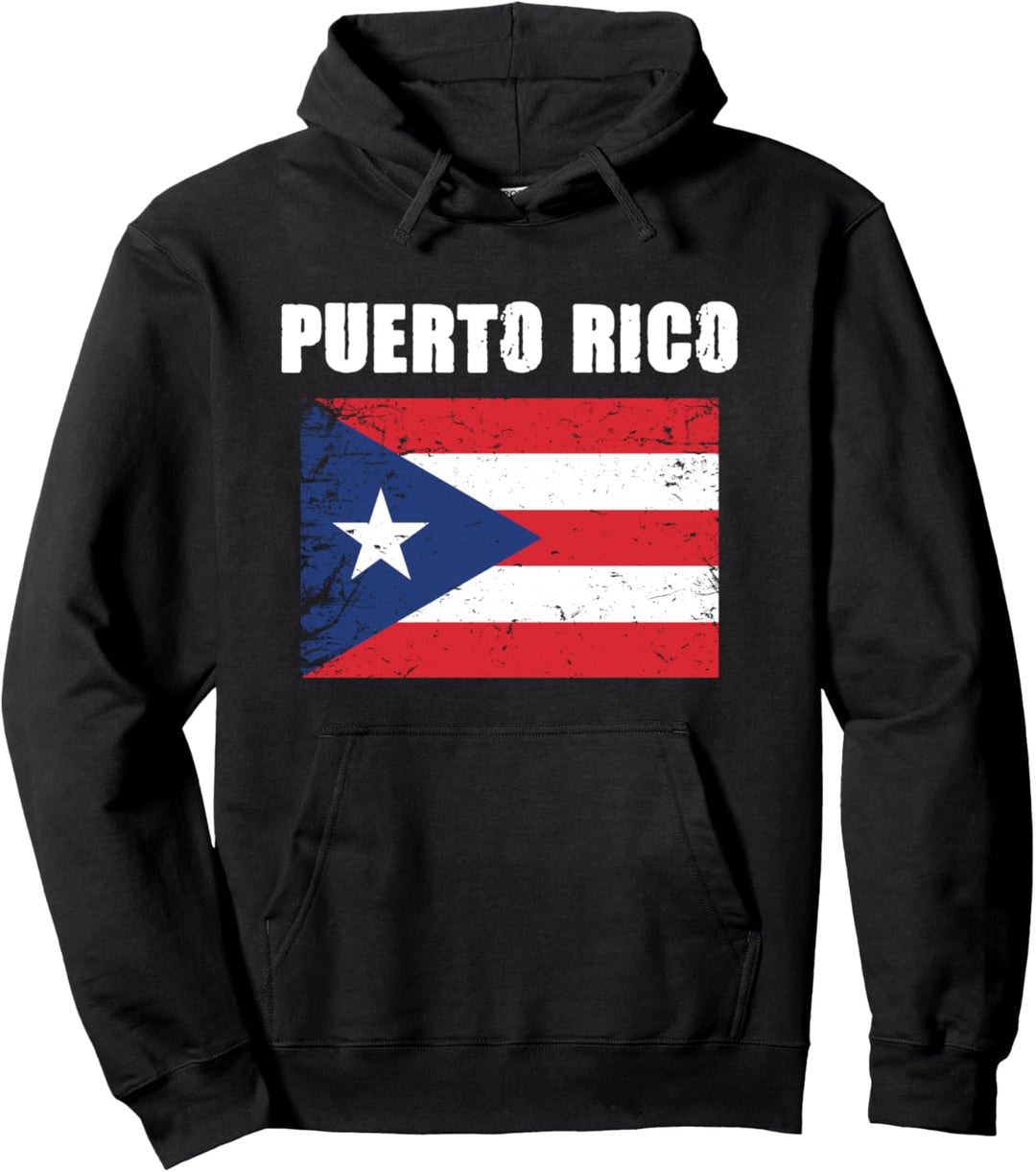 Puerto Rico Fahne Karibik Geschenk Puerto Rico Flagge Salsa Pullover Hoodie