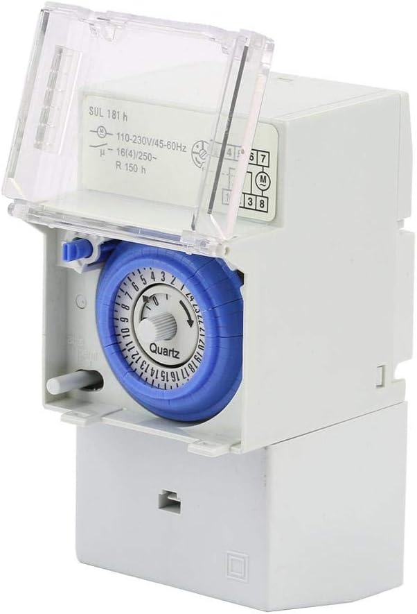 110-230v SUL181H Timer an der Wand 24-Stunden-Schalter Timer Analog Mechanischer Timer Handbuch/Auto