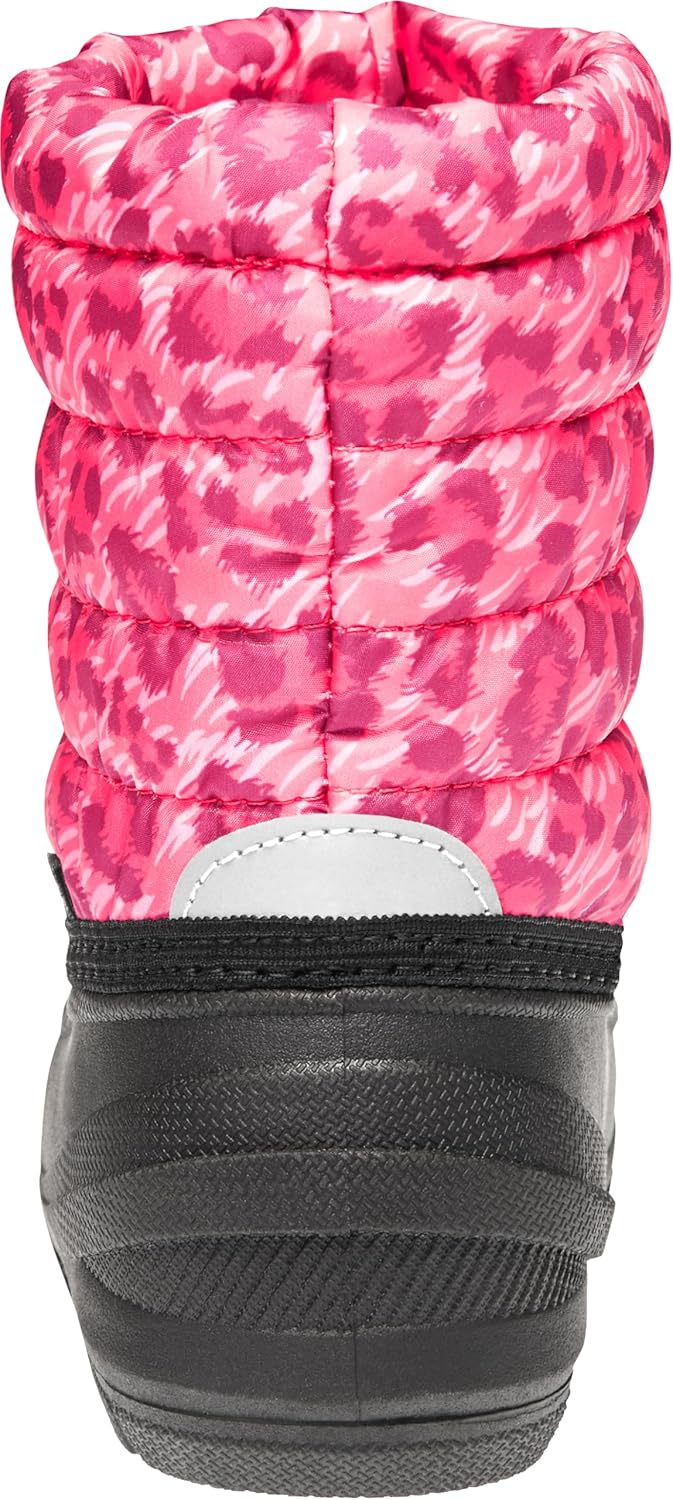 Playshoes Mädchen Kinder Winter-Bootie Schneeschuh Outdoor Winterstiefel Leo Print 20/21 EU, Leo Pri