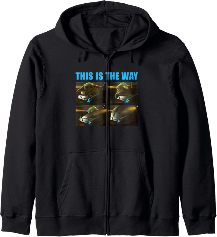 Star Wars: The Mandalorian The Child This Is The Way Panels Kapuzenjacke