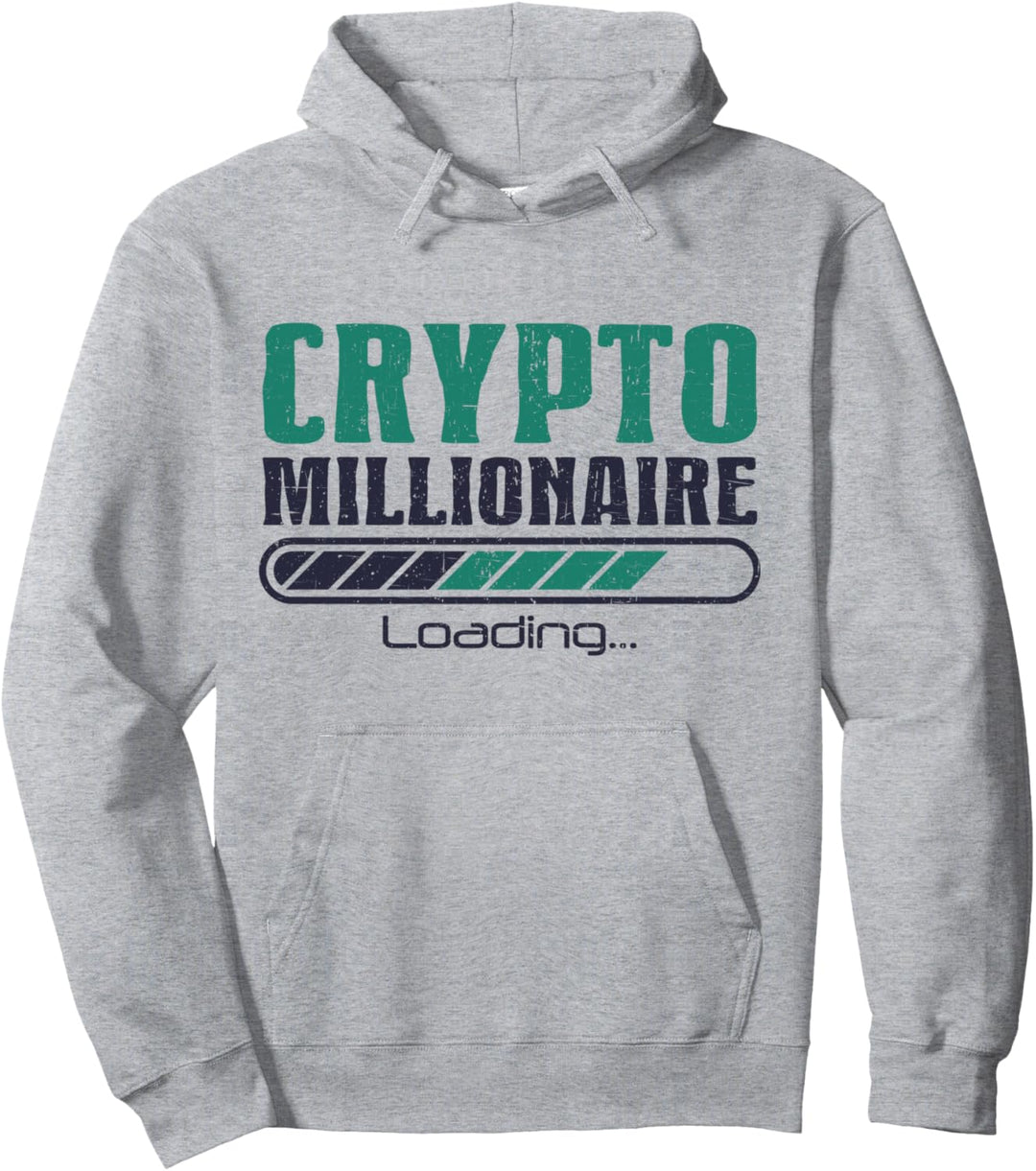 Krypto Millionär Lustig Bitcoin Krypto Kryptowährung Pullover Hoodie
