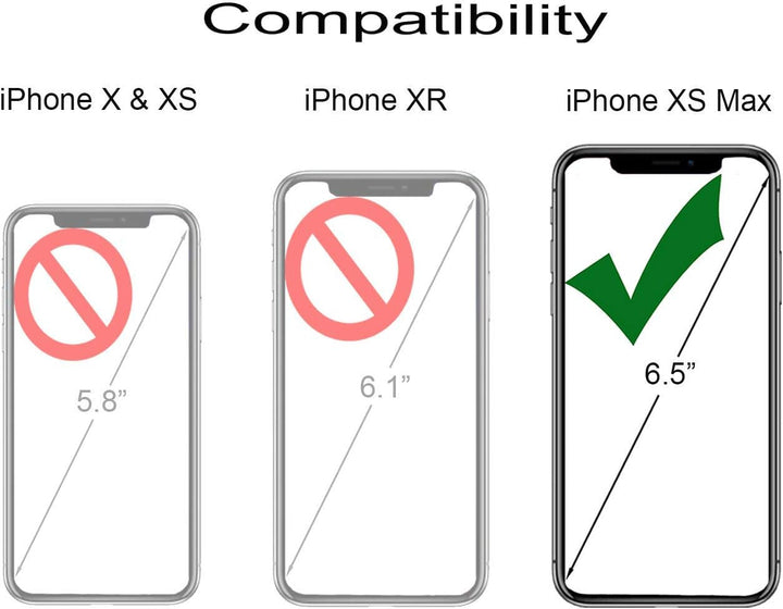 STILGUT Schutz-Hülle kompatibel mit iPhone XS Max Book Type aus Echtleder, Cognac, cognac
