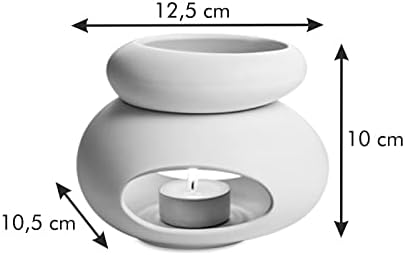 Tescoma Stones Fancy Home Aroma-Diffusor, Keramik, Bianco, TU