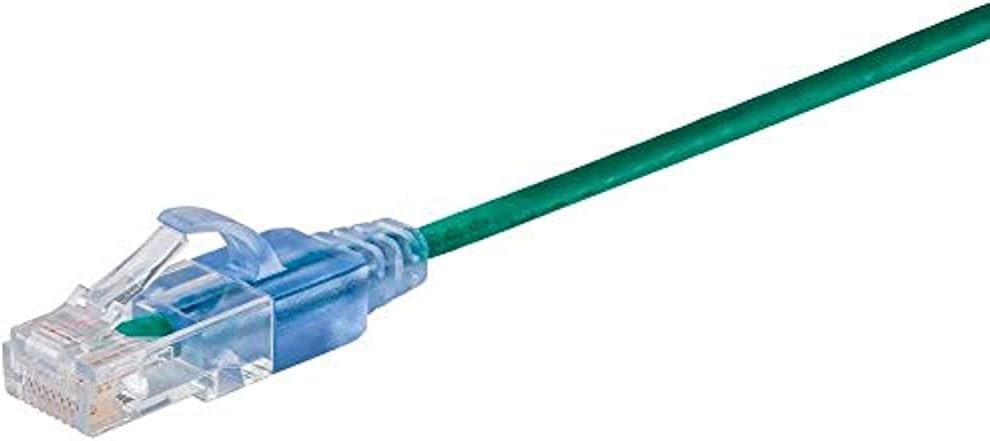 Monoprice Cat6A Ethernet-Patchkabel – 3 m – Grün (10 Stück) snagless RJ45 550 MHz UTP reiner blanker