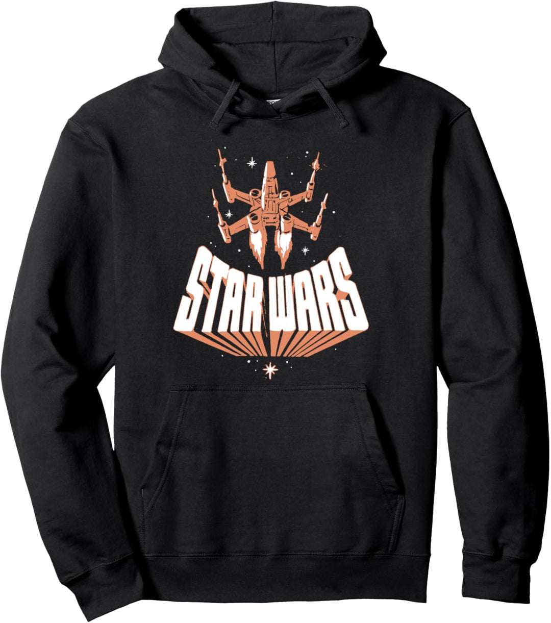 Star Wars X-Wing 3D Stretched Logo Pullover Hoodie