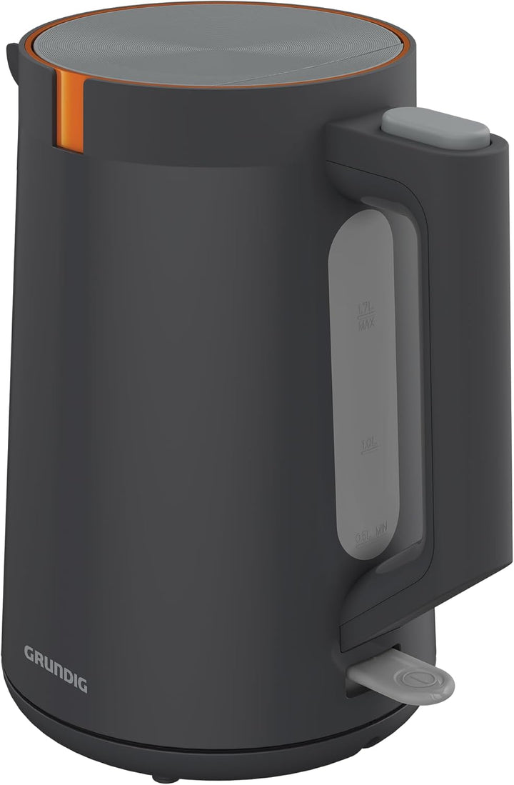 Grundig WK 5320 Wasserkocher, 2200 W Leistung, 1,7 l Fassungsvermögen, Kabelaufwicklung, 1 Liter, Ab
