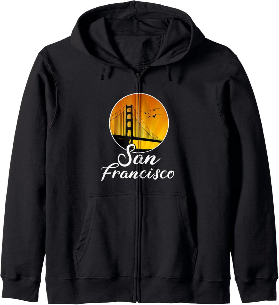 San Francisco Kalifornien USA Golden Gate Bridge Kapuzenjacke