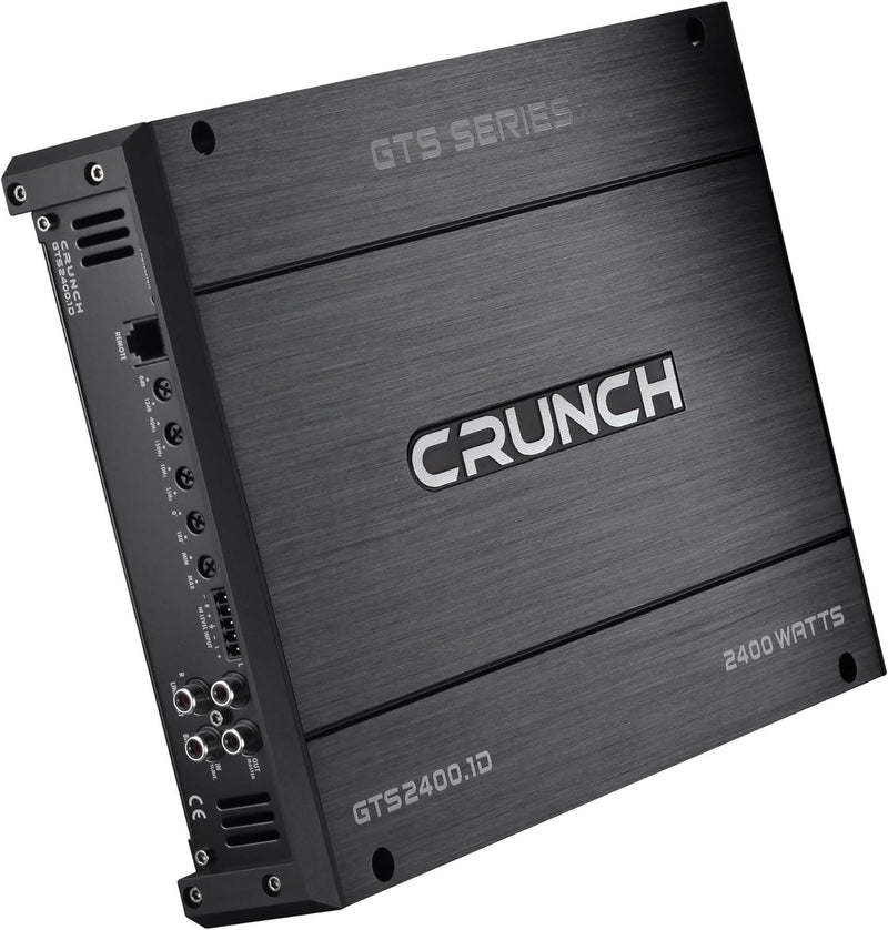 Crunch GTS2400.1D 1-Kanal Digital Endstufe 2400W Lautstärke-/Bass-/Höhen-Regelung Passend für (Au