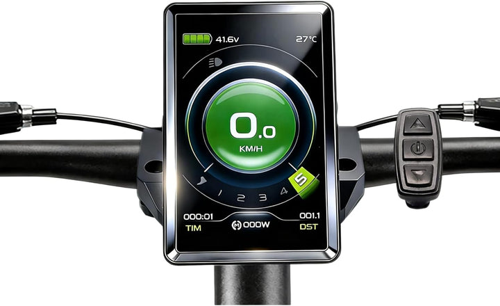 KT 35A 36V/48V Dual-Modus-E-Bike-Controller mit Rechteckwelle und LCD-Display, Unterstützt Sensorlos