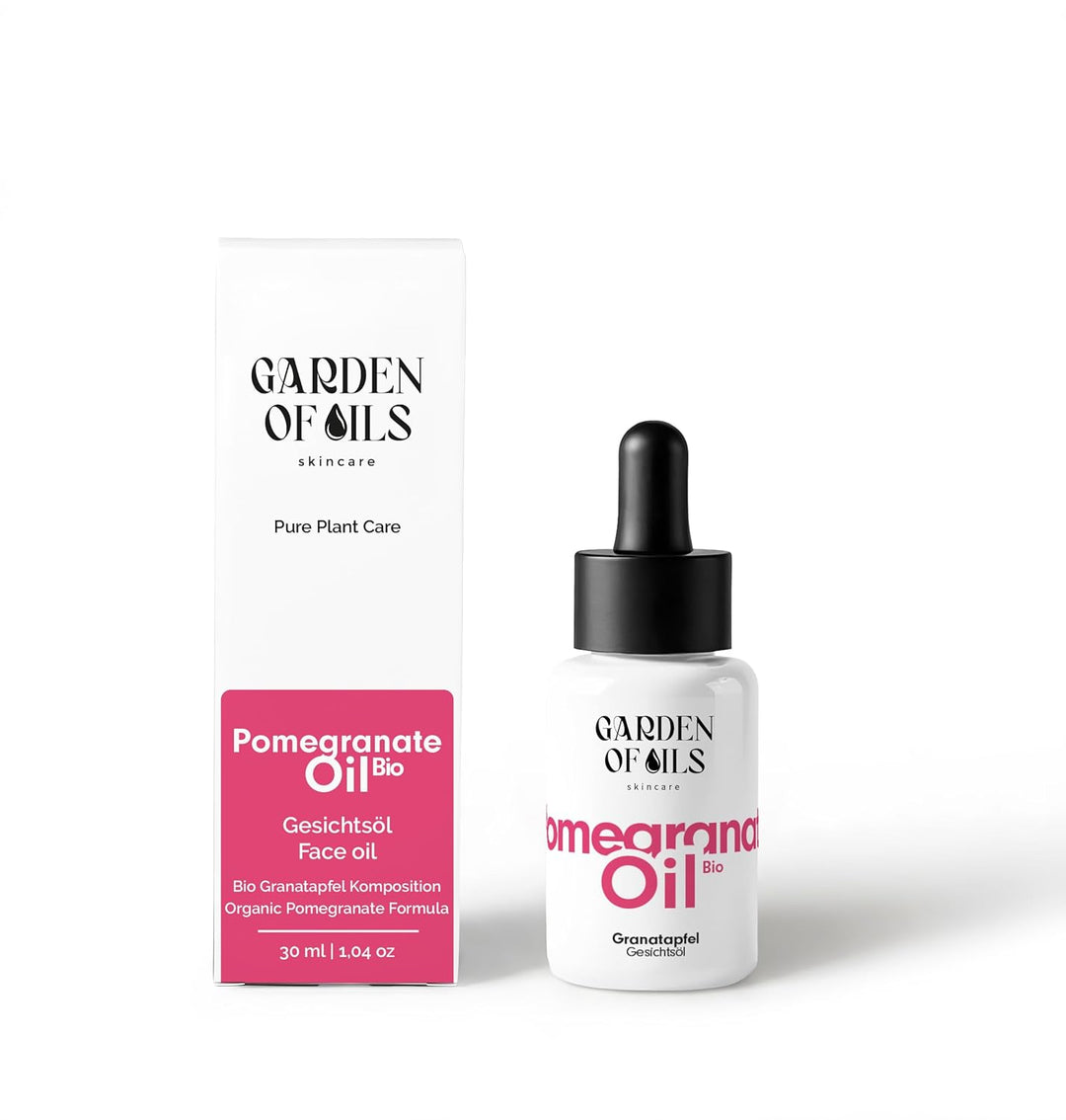 Granatapfel Gesichtsöl BIO (2x30ml Geschenkset) - Garden of Oils® - Vitalisierend &amp; straffend - Gran