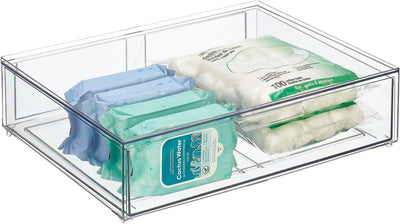 mDesign Kosmetikorganizer – stapelbare Schubladenbox aus Kunststoff – praktische Box zur Aufbewahrun