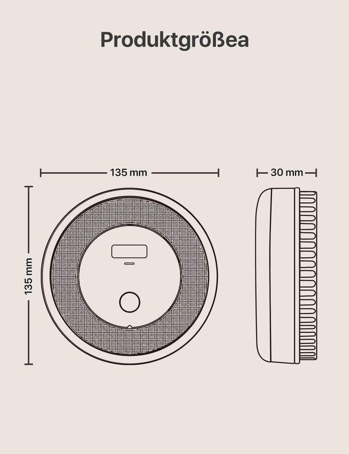 X-Sense WLAN-Rauch- und Kohlenmonoxidmelder, Sprachalarm und Standortansage, 2-in-1 Rauchmelder mit