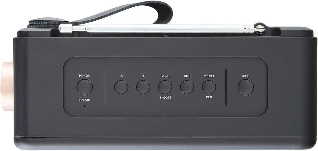 Albrecht DR750 DAB+/UKW Henkelradio, 27750, tragbares Digitalradio mit kristallklarem Klang mit inte