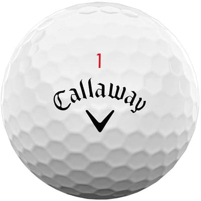 Callaway Golf Chrome Soft Golfbälle (Serie 2022) Weiss, Weiss