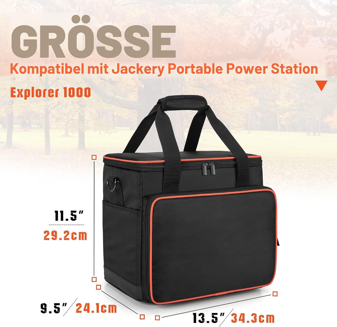 Trunab Tasche für Generator, Drei Grössen, Kompatibel mit Jackery Explorer 160/240/300/500/1000 &amp; AL