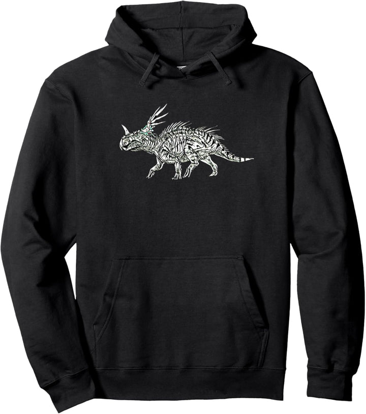 Triceratops Dinosaurier Dino Pullover Hoodie