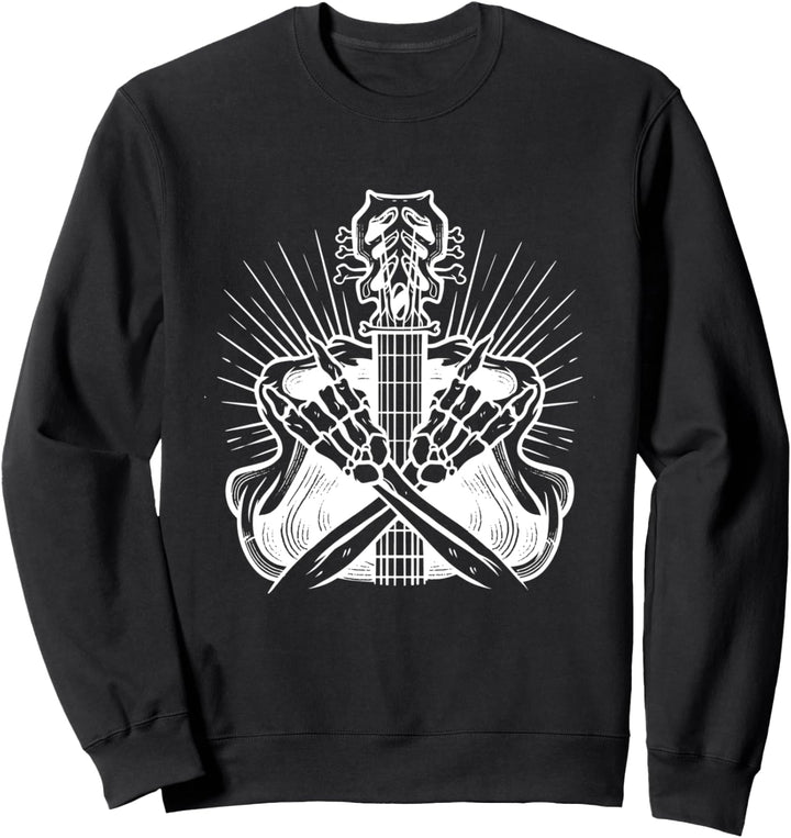 Gitarre Gitarrist Gitarrenspieler Gitarren Sweatshirt