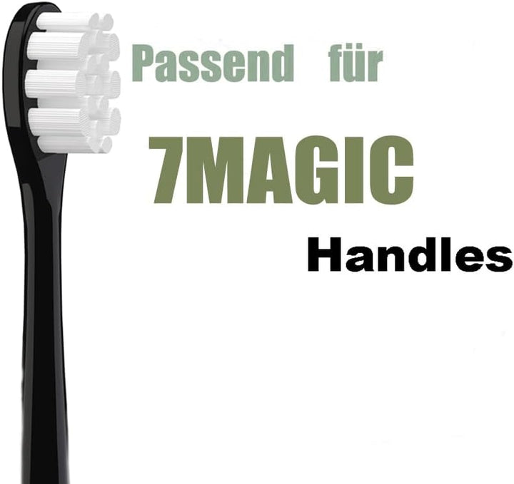 10 Pcs Kompatibel mit 7magic D36 Elektrische Zahnbürste Schallzahnbürste Ersatz Zahnbürste Köpfe, fü