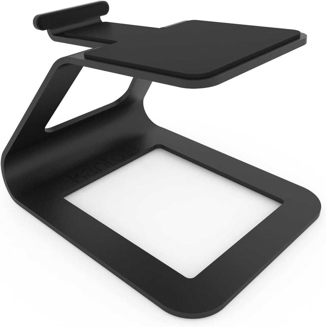 Kanto SE2 Elevated Desktop Speaker Stands for Small Speakers | Black | Pair Schwarz, Schwarz
