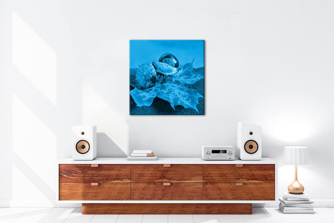 deyoli Lechtende Kastanien Format: 60x60 Effekt: Zeichnung als Leinwandbild, Motiv auf Echtholzrahme