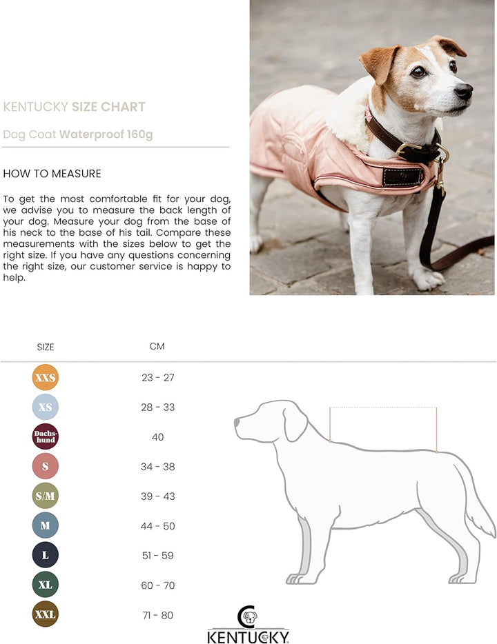 Kentucky Dogwear wasserfester Hundemantel, Grösse:Dackel, Farbe:Coral Dackel coral, Dackel coral