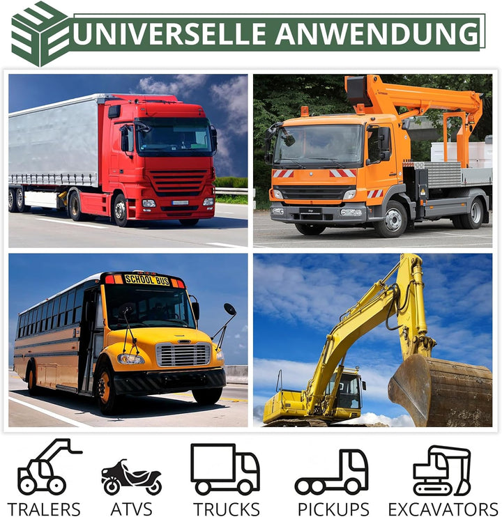 EYPINS 40 LED Rundumleuchte, 40W Auto Warnleuchte, Rundumleuchte Orange, Magnet Warnlicht Blinkleuch