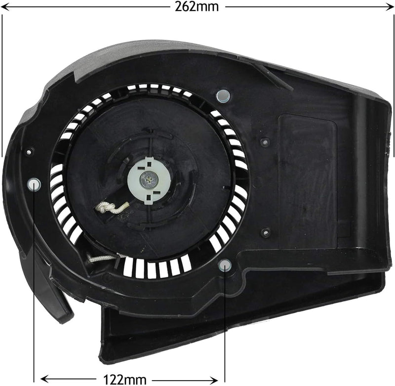 SPARES2GO Seilzugstarter kompatibel mit Sovereign XSZ40 Motor-Rasenmäher